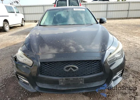 2014 Infiniti Q50 Hybrid Premium z USA, uszkodzony, nr VIN JN1AV7AP2EM692078